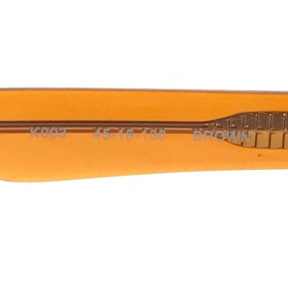 Converse Kids Eyeglasses Frames K003 BROWN Orange Rectangular Full Rim 45-16-130